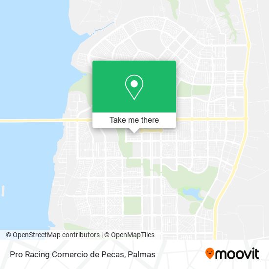 Pro Racing Comercio de Pecas map