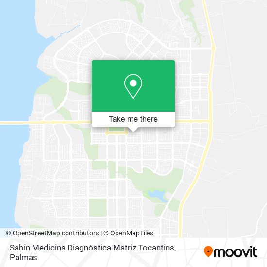 Sabin Medicina Diagnóstica Matriz Tocantins map