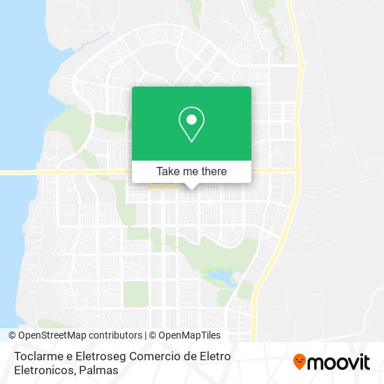 Toclarme e Eletroseg Comercio de Eletro Eletronicos map