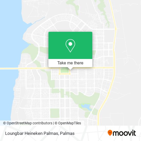 Loungbar Heineken Palmas map