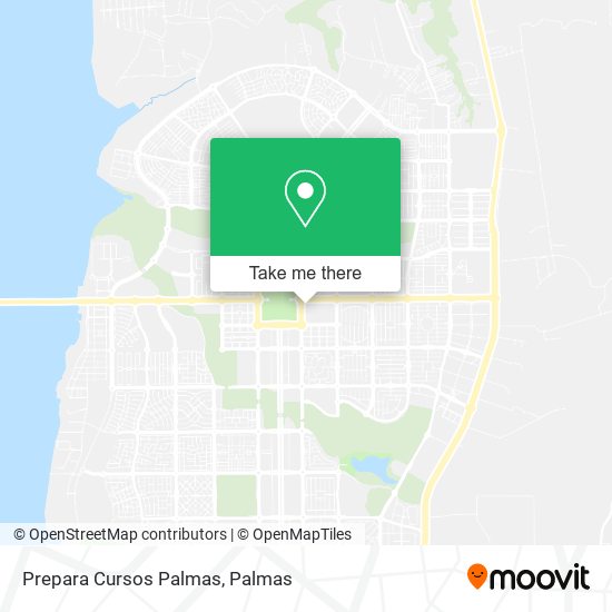 Prepara Cursos Palmas map