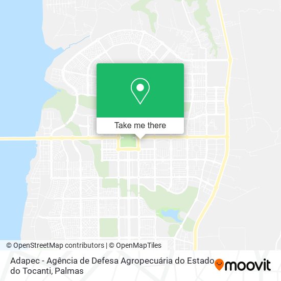 Adapec - Agência de Defesa Agropecuária do Estado do Tocanti map