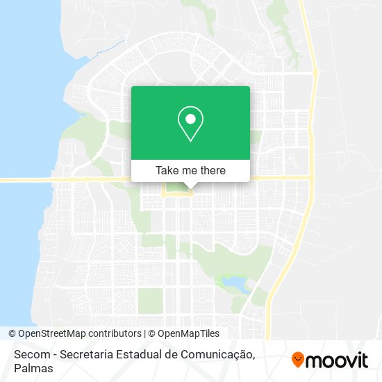 Secom - Secretaria Estadual de Comunicação map