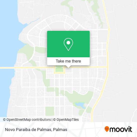 Novo Paraiba de Palmas map