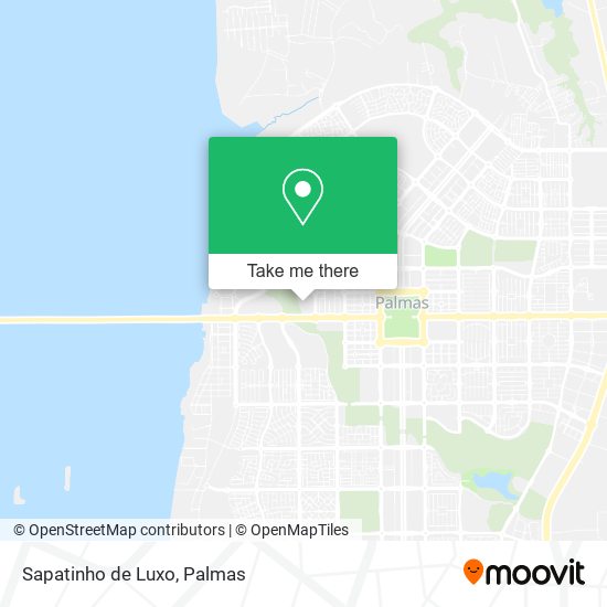 Sapatinho de Luxo map