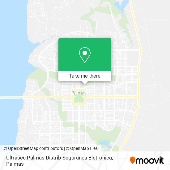 Ultrasec Palmas Distrib Segurança Eletrônica map