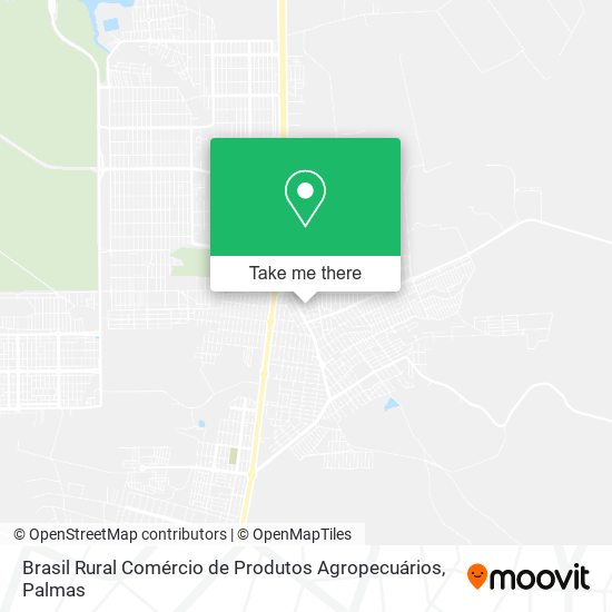 Brasil Rural Comércio de Produtos Agropecuários map