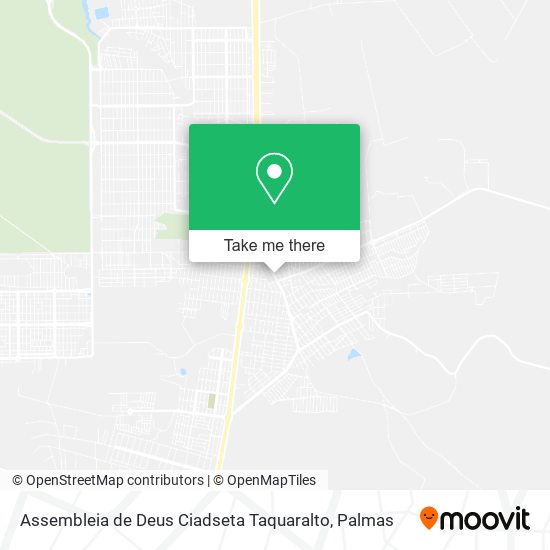 Assembleia de Deus Ciadseta Taquaralto map