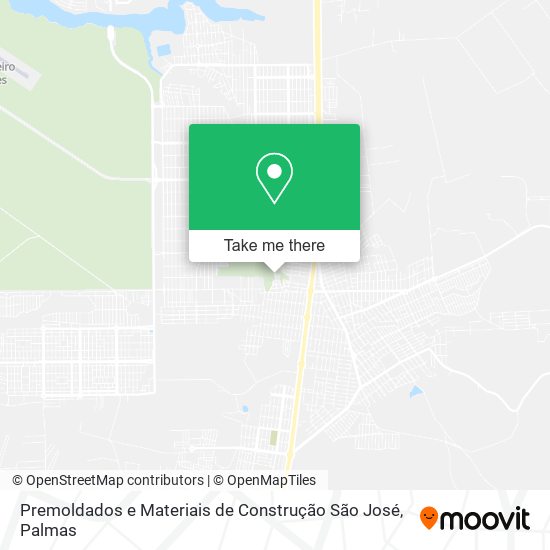 Mapa Premoldados e Materiais de Construção São José