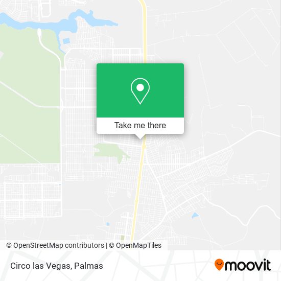 Circo las Vegas map