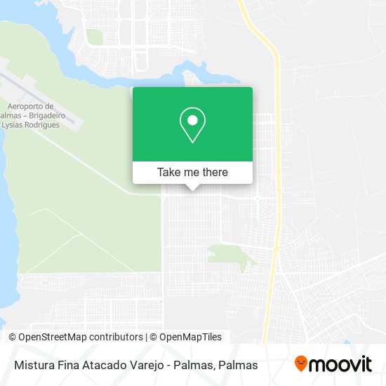 Mistura Fina Atacado Varejo - Palmas map