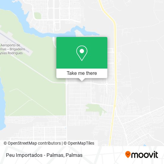 Peu Importados - Palmas map