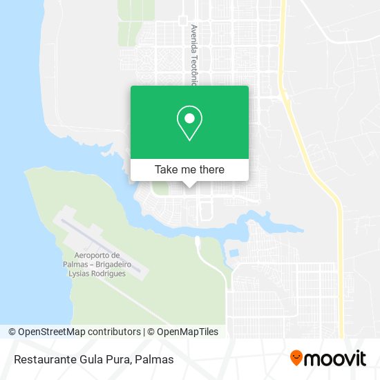 Mapa Restaurante Gula Pura
