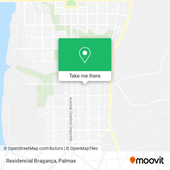 Residencial Bragança map