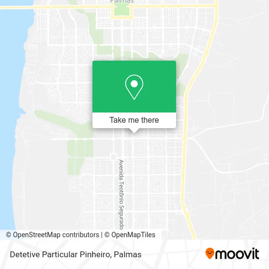 Detetive Particular Pinheiro map