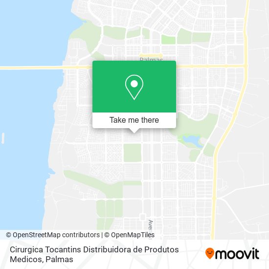 Cirurgica Tocantins Distribuidora de Produtos Medicos map