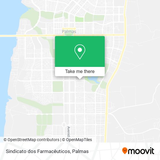 Sindicato dos Farmacêuticos map