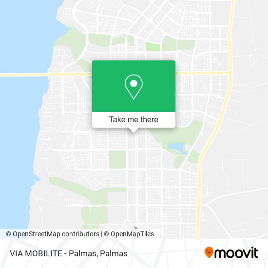 VIA MOBILITE - Palmas map