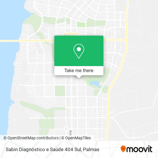 Sabin Diagnóstico e Saúde 404 Sul map