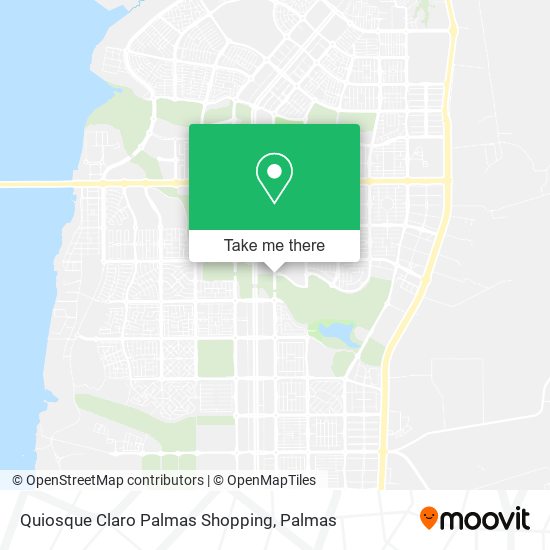 Quiosque Claro Palmas Shopping map