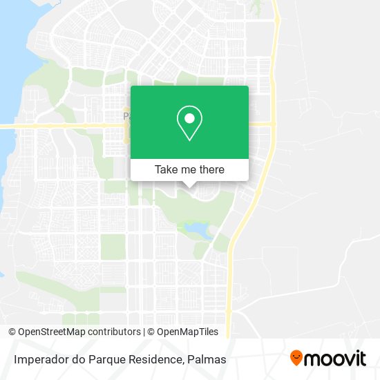 Imperador do Parque Residence map