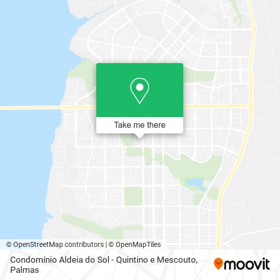 Condomínio Aldeia do Sol - Quintino e Mescouto map