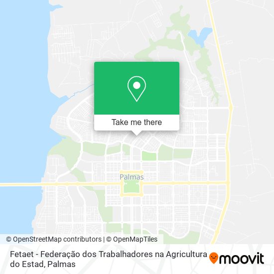 Fetaet - Federação dos Trabalhadores na Agricultura do Estad map