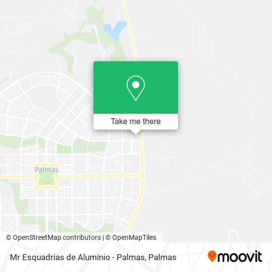 Mr Esquadrias de Alumínio - Palmas map