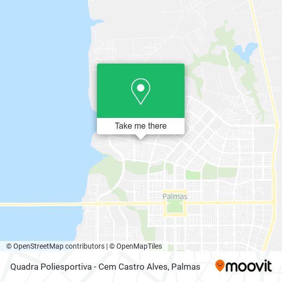 Mapa Quadra Poliesportiva - Cem Castro Alves