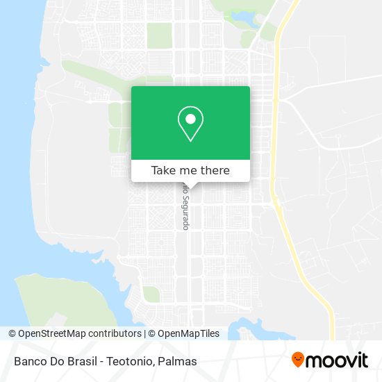 Banco Do Brasil - Teotonio map