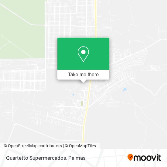 Quartetto Supermercados map