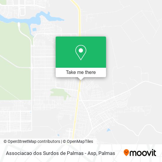Associacao dos Surdos de Palmas - Asp map