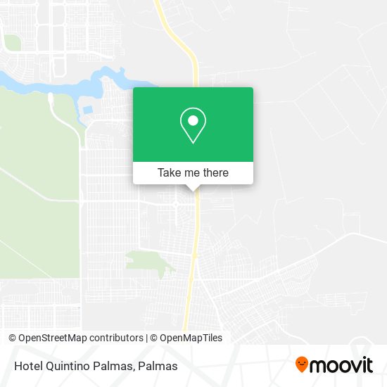 Hotel Quintino Palmas map