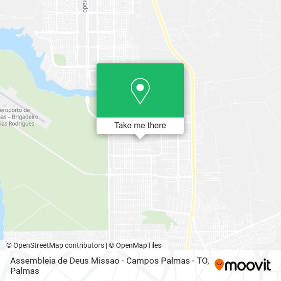 Assembleia de Deus Missao - Campos Palmas - TO map
