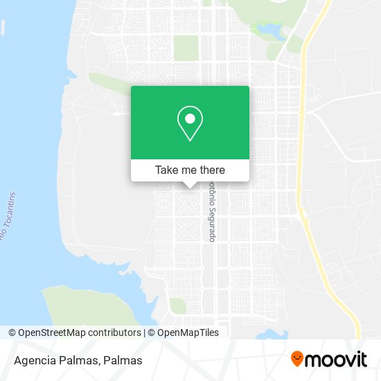 Agencia Palmas map