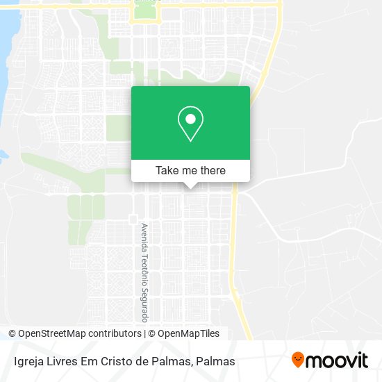 Igreja Livres Em Cristo de Palmas map
