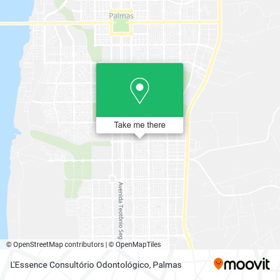 Mapa L'Essence Consultório Odontológico