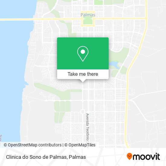 Clinica do Sono de Palmas map