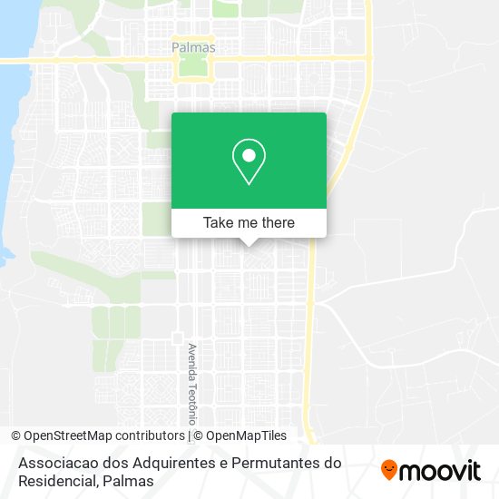 Associacao dos Adquirentes e Permutantes do Residencial map