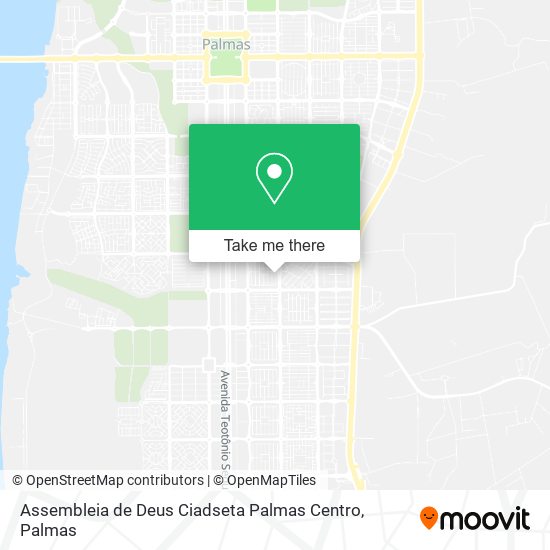 Assembleia de Deus Ciadseta Palmas Centro map