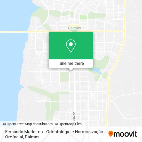 Mapa Fernanda Medeiros - Odontologia e Harmonização Orofacial