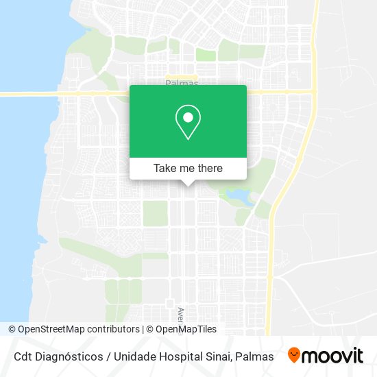 Cdt Diagnósticos / Unidade Hospital Sinai map