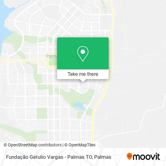 Fundação Getulio Vargas - Palmas TO map