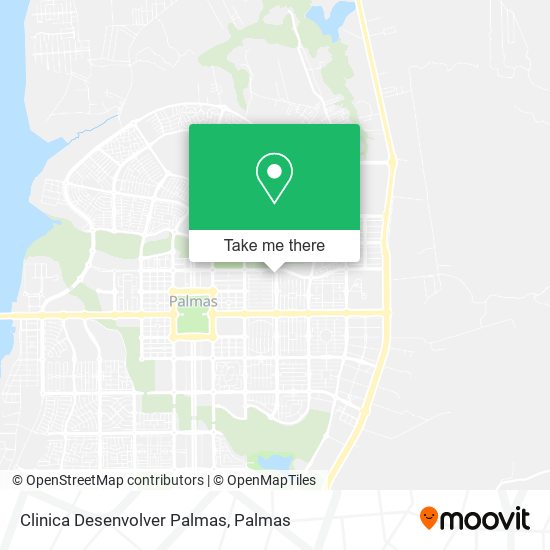 Clinica Desenvolver Palmas map
