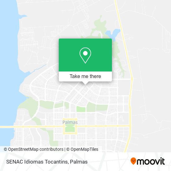 SENAC Idiomas Tocantins map