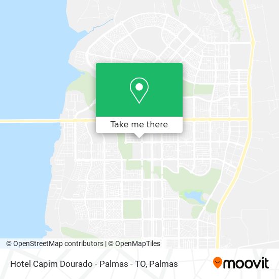 Hotel Capim Dourado - Palmas - TO map