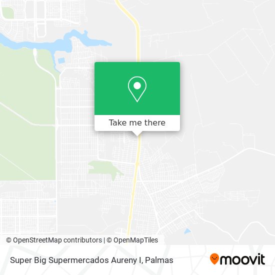 Super Big Supermercados Aureny I map