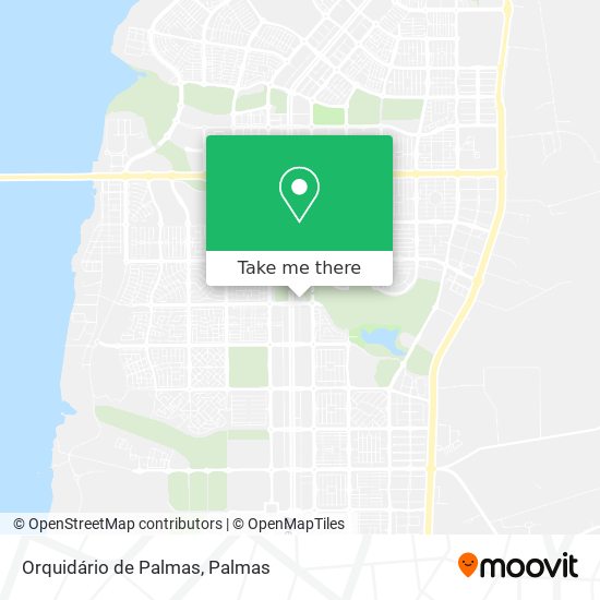 Orquidário de Palmas map
