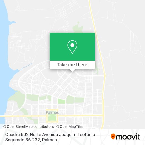 Quadra 602 Norte Avenida Joaquim Teotônio Segurado 36-232 map
