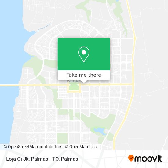 Loja Oi Jk, Palmas - TO map